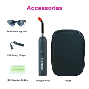 휴대용 펄스 660nm/810nm/850nm/940nm/1060nm 레드 라이트 테라피 토치 <span class=keywords><strong>LED</strong></span> 치료 손전등, 신체 통증 완화 및 모발 성장용 - Product Image 6