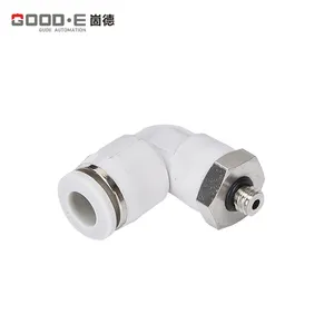 GOOD-E PL series pneumatic vibrator elbow Plastic Quick Connector One-touch Pneumatic Fittings for air brake lever cylinders