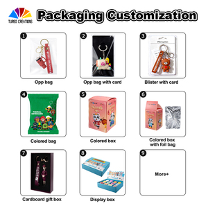 Fabricant de porte-clés personnalisés en silicone durable et écologique, figurines <span class=keywords><strong>d</strong></span>'anime 3D, accessoires, logo personnalisé - Product Image 4
