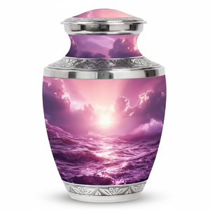 Urnes en laiton pour hommes et femmes urnes décoratives pour cendres adultes urnes de crémation urnes faites à la main urnes funéraires - Product Image 1