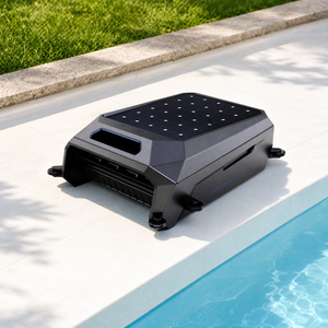 Nouveau robot de nettoyage de surface de <span class=keywords><strong>piscine</strong></span>, machine de nettoyage de <span class=keywords><strong>piscine</strong></span> intelligente à énergie solaire, collecteur de feuilles - Product Image 2