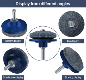 Paquete de 6 afiladores universales <span class=keywords><strong>para</strong></span> cuchillas de cortacésped, herramienta multiusos <span class=keywords><strong>para</strong></span> cualquier <span class=keywords><strong>taladro</strong></span> eléctrico o manual, <span class=keywords><strong>piedra</strong></span> de <span class=keywords><strong>afilar</strong></span> <span class=keywords><strong>para</strong></span> herramientas de cortacésped - Product Image 3