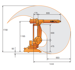 <span class=keywords><strong>Robot</strong></span> industrial usado de soldadura de arco de alto rendimiento Carga de alta calidad Brazo de <span class=keywords><strong>5kg</strong></span> Exposición 1450mm a BB IRB 1410-5/1.45 - Product Image 3