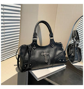 2025 New <b>Women's</b> Motorcycle Armpit Single Shoulder Crossbody Bag Retro <b>Women's</b> Handbag High-quality PU Shoulder Crossbody Bag - Product Image 4