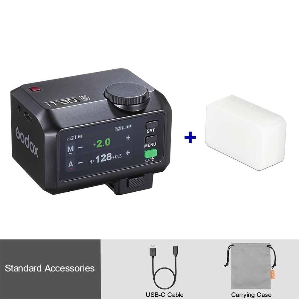 It30Pro - Noir + Diffuseur de lumière douce