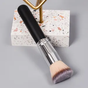 Dongmei Fabricação Atacado Fundação Maquiagem Escova Flat Top Soft Kabuki Escova Cosmética Make Up Foundation Escova Para Rosto