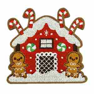 Accessoires thermocollants adhésifs à chaud : Écussons brodés de Noël à motifs de dessins animés, badges cadeaux de fêtes pour la décoration de vêtements et de chapeaux - Product Image 5