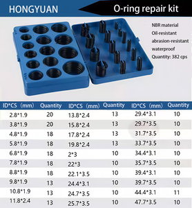 Hongyuan Nbr 70 O-Ring Kit Professionele Afdichting Gereedschapskits 30 Maten Assortiment Voor Graafmachine Hydraulische Reparatie Duurzame Opbergdoos - Product Image 4