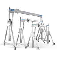 Grue à portique en aluminium réglable de 1 à 10 tonnes, palan de levage mobile portable