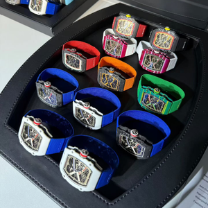 RM High-Quality Power Reserve Sapphire Hip-Hop Sports Diving Watch, Durable Fiber Case, <b>Automatic</b> Self-Winding , Rubber Strap - Product Image 5