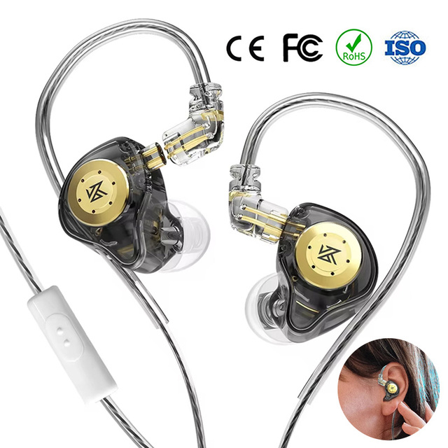 KZ EDX Pro in Ear Monitor Wired & Wireless Iem Earphone Musician Audiophile Hifi Auriculare Detachable 2 Pin Bluetooth Headphone
