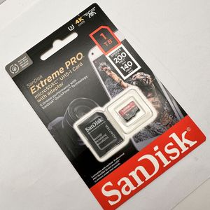 <span class=keywords><strong>Tarjeta</strong></span> de Memoria SanDisk <span class=keywords><strong>Extreme</strong></span> <span class=keywords><strong>Pro</strong></span> Original Nueva de Alta Velocidad, 16GB, 64GB, 128GB, 256GB con Adaptador - Product Image 1