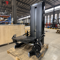Machine à fessiers réglable à double poulie, multi-entraîneur de hanche, avec système de câble à charges par broches et pile de poids en acier de 160 kg, pour l'abduction des fessiers majeurs et des hanches