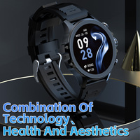 Reloj Inteligente Deportivo de Lujo S1, Redondo, Moderno, con Monitor de Ritmo Cardíaco, Llamadas Bluetooth, Pantalla Táctil, Android, Ultra Inteligente para Hombre