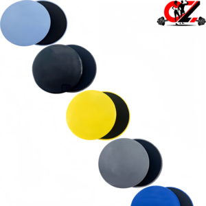 Discos deslizantes de fitness para entrenamiento en alfombras y pisos duros, con logotipo personalizado al por mayor, para culturismo, pilates y ejercicios de core. - Product Image 1