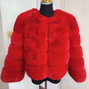 Poncho in Finta Pelliccia di Volpe per Donna, Nuovo Modello Autunno Inverno, Caldo e Casual, Patchwork Vintage, <span class=keywords><strong>Abbigliamento</strong></span> Femminile - Product Image 3