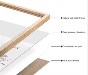 Hot sales Art studio display <b>frame</b> Customized Super Slim <b>Wooden</b> <b>Picture</b> <b>Frame</b> - Product Image 5
