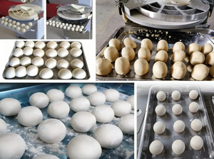 Automatic <b>Dough</b> <b>Roller</b> Rounder Cylinder Portable Food Grade Stainless Steel High Capacity 30pcs/Min Motor Driven Multi-Voltage 1 - Product Image 6