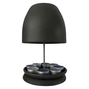 Tetera de cerámica para el hogar, calentador de habitación con doble cubierta negra de arcilla de la habitación de la barandilla, té, vela, 2022 - Product Image 4