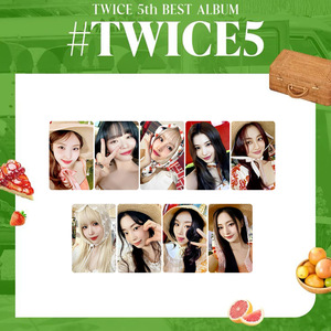 9 pièces/ensemble KPOP TWICE5 JP Album Photocards Liste Tzuyu <span class=keywords><strong>Nayeon</strong></span> MOMO Sana Lovely Selfie Lomo Cards ONCE Fans Collection Cartes postales - Product Image 3