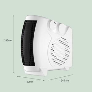 Chauffage portable Chauffage instantané 500w Base et ventilateur électrique silencieux Chauffage d'appoint pour usage intérieur - Product Image 2