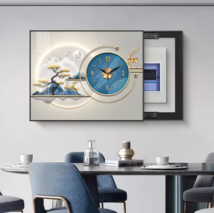 Cuadro Decorativo de Pared con Marco, Diseño de Caja de Medidor de Porcelana de Cristal sobre Lienzo, Arte de Pared Moderno para Interiores, Venta al Por Mayor - Product Image 3