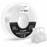 Filament PETG 3D Sting 1,75 mm haute résistance, résistant aux intempéries, matériau d'impression 3D pour prototypes d'ingénierie fonctionnelle FDM ROHS/SVHC