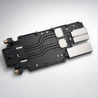 Plaque de refroidissement liquide personnalisée avec caloduc en cuivre nickelé pour dissipateur thermique de serveur AI GPU
