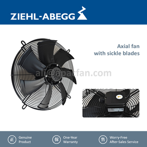 Ventilateurs axiaux industriels ZIEHL-ABEGG FN045-VDK.2F.V7P2 156614, ventilateur axial EC à haute efficacité pour pompe à chaleur à source d'air - Product Image 4