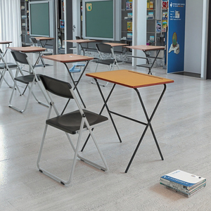 Có thể gập lại sinh viên thi bàn làm việc nghiên cứu bảng Lớp Học Văn Phòng Nhà Máy Trạm máy tính xách tay máy tính gấp bàn và ghế đặt - Product Image 1