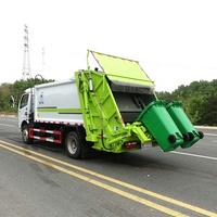 Promotion : Camion Compacteur à Ordures Dongfeng 4x2, Transmission Manuelle, Moteur Diesel, 8m³, Chargement Arrière avec Pompe