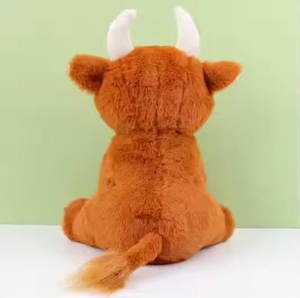 Peluche géante personnalisée en forme de <span class=keywords><strong>vache</strong></span> des Highlands, super douce, en fil épais, pour bébés et enfants, rembourrée en coton PP - Product Image 3
