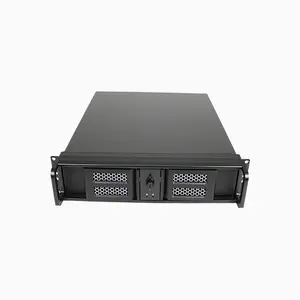 2U Micro ATX Rackmount Server Chassis dengan 3.5 "Hdd Aluminium Komputer Server Case 2u