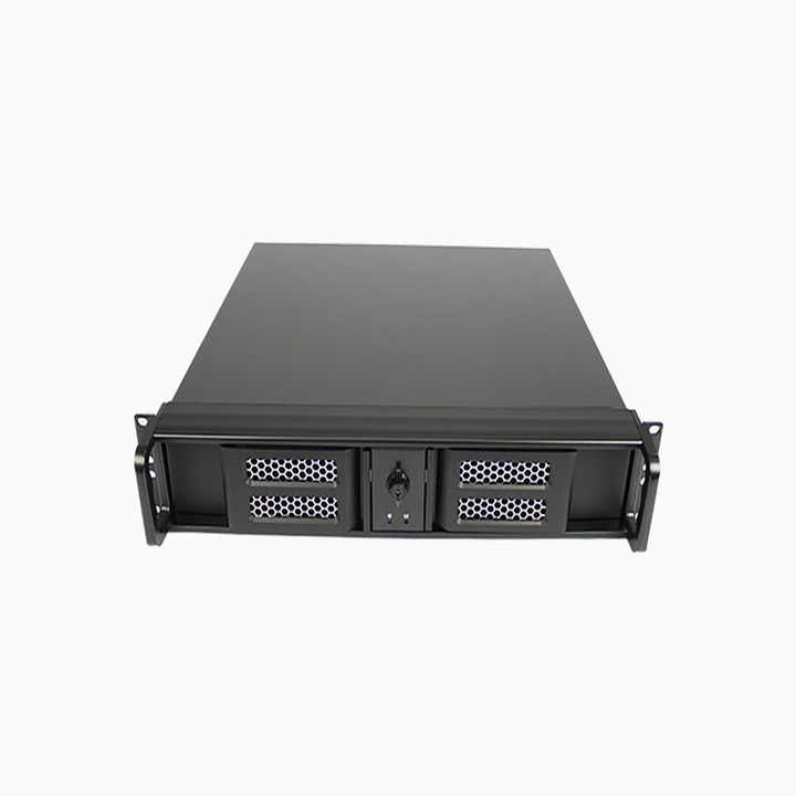 2U Micro ATX Rackmount Server Chassis for 4 HDDs