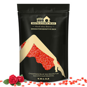 Perlas de Cera Dura Brasileña de Grado Profesional para Salón, con Resina Natural, para una Depilación Suave de Cuerpo Completo en Todo Tipo de Piel - Product Image 1