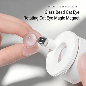 <span class=keywords><strong>Outil</strong></span> magnétique rotatif multifonctionnel pour nail art, aimant œil de chat puissant à aspiration automatique pour perles de verre, avec large éclairage - Product Image 5
