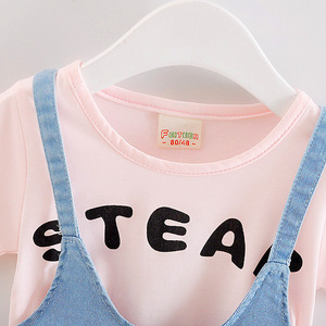 Venta al por Mayor de Conjuntos de Ropa para Niños, Estilo Nuevo, Camisa y Vestido de Mezclilla para Niñas - Product Image 3