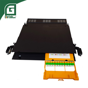 GETEKnet Boîtier de terminaison ODF mural personnalisé pour câble à fibre optique <span class=keywords><strong>LC</strong></span> 3U 72C 12 ports SC OM4 Multimode, cordon de brassage, panneau de brassage - Product Image 5