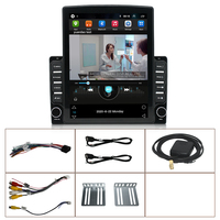 Radio Mobil Stereo DVD Player Android Tesla Layar Vertikal 9,7 inci Universal 2din dengan GPS 4G WIFI Carplay Head Unit Multimedia