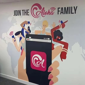 Adesivo Murale Autoadesivo in Vinile di <span class=keywords><strong>Grandi</strong></span> Dimensioni Personalizzato <span class=keywords><strong>per</strong></span> Pubblicità Interna/Esterna - Product Image 1