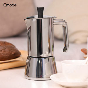 4-6 tasses Machine à expresso en acier inoxydable Moka Pot Espresso Cafetière <span class=keywords><strong>Italienne</strong></span> Home <span class=keywords><strong>Barista</strong></span> Coffee Maker - Product Image 4