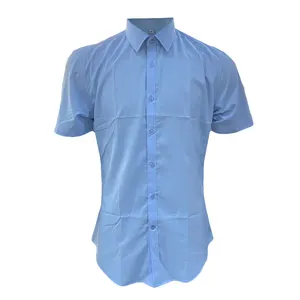 Wholesale Latest Design 100% Cotton Long Sleeve Formal Dress Shirt Custom Slim Fit Casual Shirt For Men