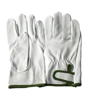 Manufacturer Supplies Comfortable Breathable Pig Leather Labor Protection Driver Wear - Resistant Gloves