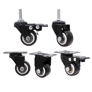 Moderner Universal-Trolley-Nachlauf aus Stahl mit schwerem austauschbarem Brems rad für Küchenmöbel im Büro - Product Image 2