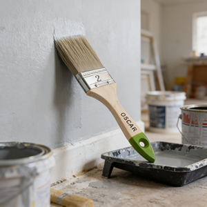 Pinceaux en poils de porc en gros, pinceaux multi-usages à manche en bois pour la décoration intérieure, le teinture, le vernis, la colle et le nettoyage - Product Image 6