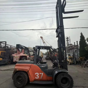 Chariot élévateur diesel Toyota Fd80 d'occasion avec cabine Diesel/GPL 2,5/3/4/5/7/8/10/12/15/16/18 tonnes Heli/Tcm/Komatsu/Mitsubishi à vendre - Product Image 1