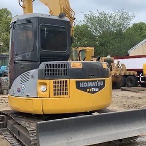 Gran estado 7,8 toneladas usado Komatsu PC78US japonés de segunda mano Mini Excavadora hidráulica de orugas precio atractivo para la venta - Product Image 1