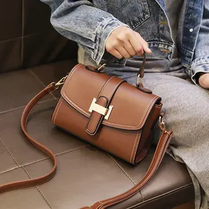 Atacado Fashion Girl Crossbody Messenger Bags PU Leather Tote Shoulder Bag Bolsa Senhoras Bolsa E Bolsa Para As Mulheres