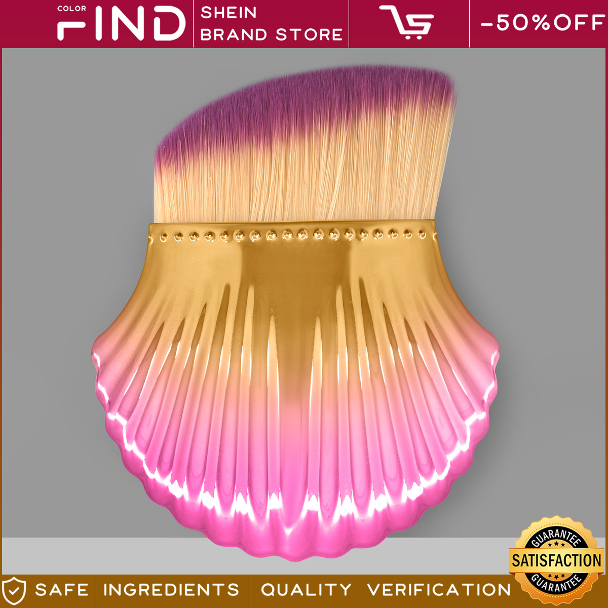 Multi-color foundation brush round oblique factory YF23110207