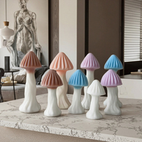 Moule en silicone personnalisé Candyer pour bougie aromatique 3D en forme de champignon, moule DIY pour bougie en forme de champignon de dessin animé, moules à savon faits à la main